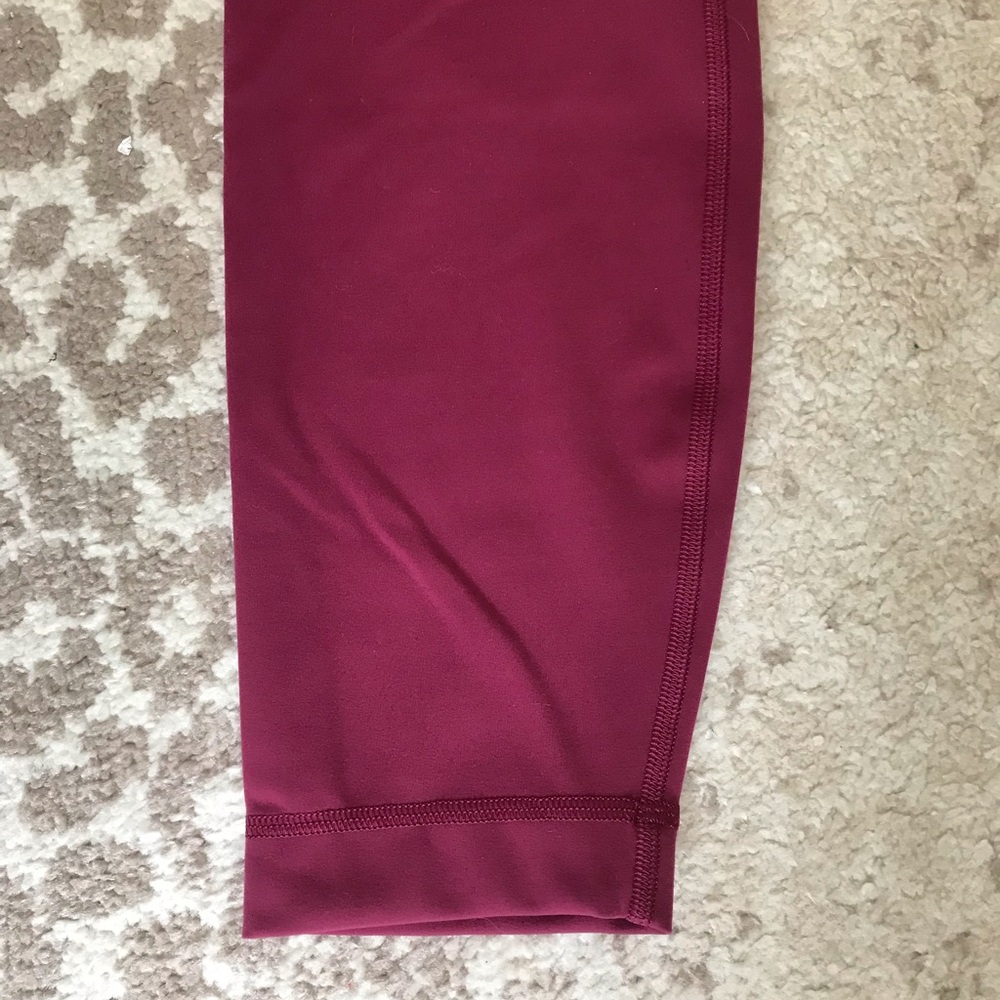 Lululemon High Rise Leggings, Deep Luxe, Size 8 - Picture 5 of 14